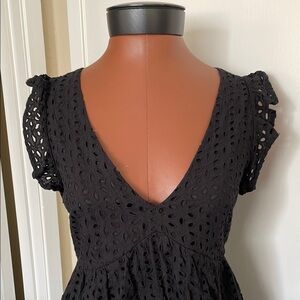 Elegant Black Lace Blouse